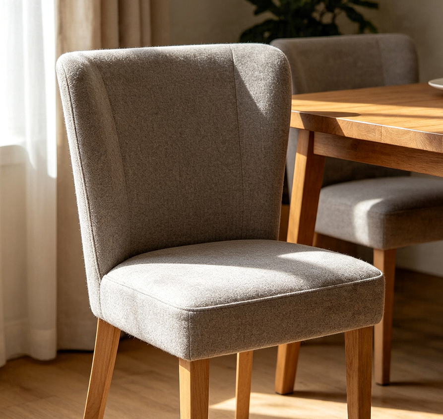 Comfortable Dining Chair With High Back Design